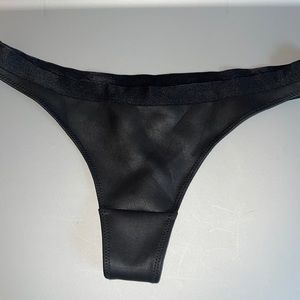 Leather thong